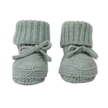 Lodger Slipper Knit Baby Booties Silk 0-6 Months