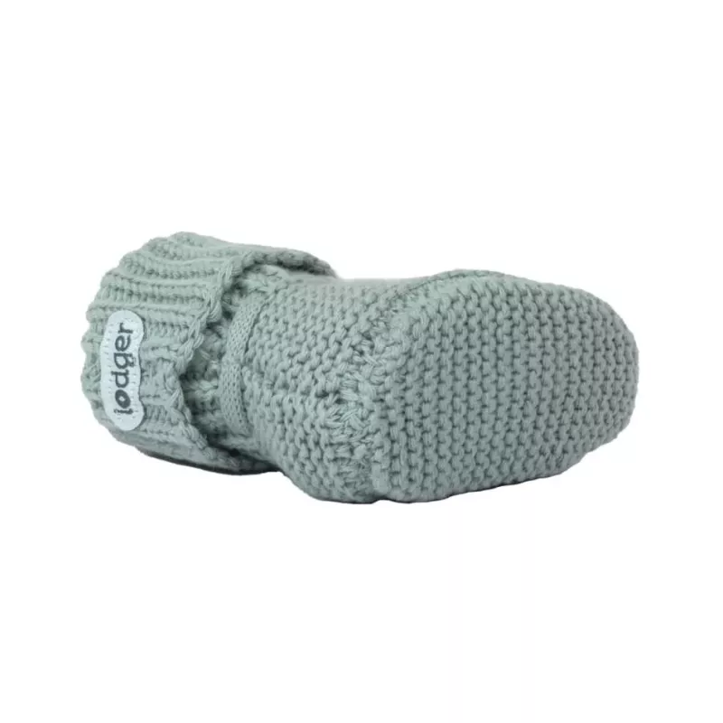 Lodger Slipper Knit Baby Booties Silk 0-6 Months