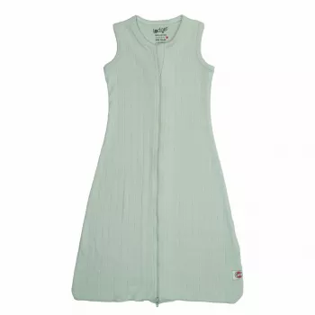 Lodger Hopper Solid Baby Sleeping Bag Sleeveless, Peppermint, 50/62 cm, 0.5 TOG, Cotton