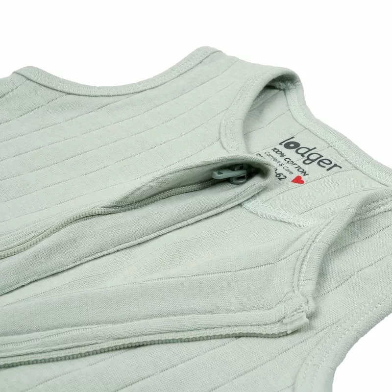Lodger Hopper Solid Baby Sleeping Bag Sleeveless, Peppermint, 50/62 cm, 0.5 TOG, Cotton