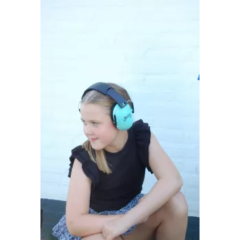 Jippie's Noise-Reducing Earmuffs for Children, Light Green