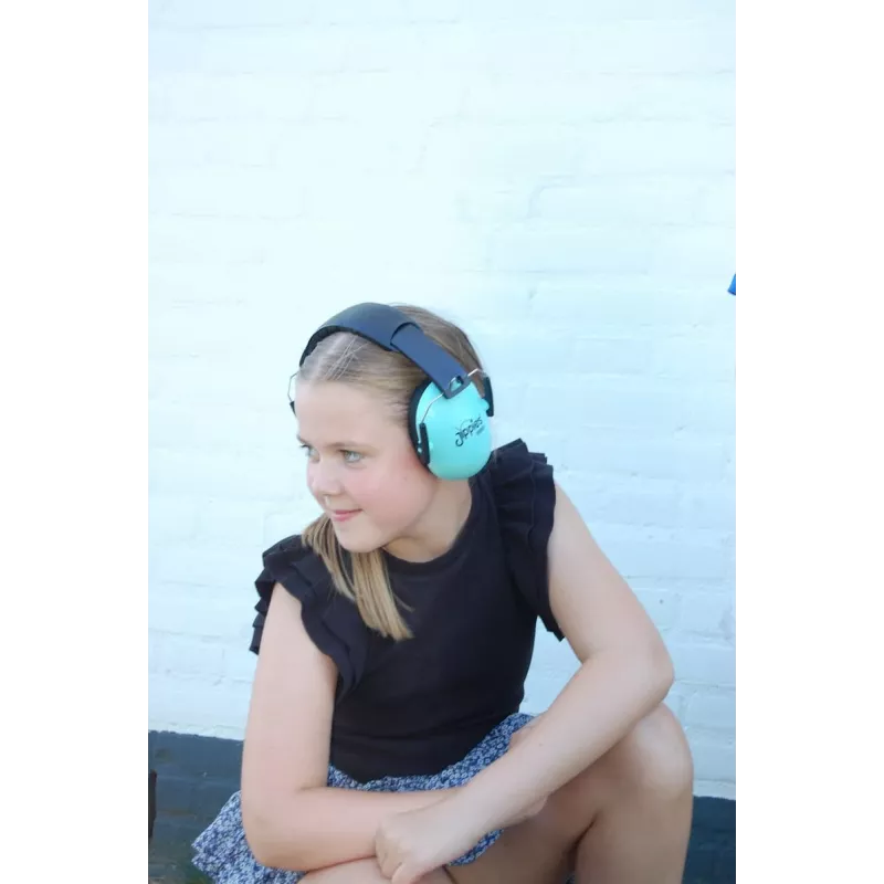 Jippie's Noise-Reducing Earmuffs for Children, Light Green