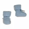 Lodger Slipper Merino Wool Baby Slippers, Blue Fogg, 6-12 Months