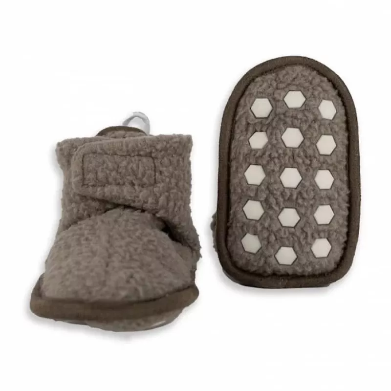 Lodger Slipper Teddy Baby Slippers, Buffalo, 12-18 Months
