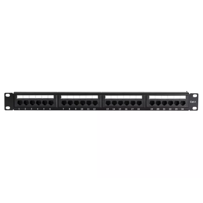 DS-IT CAT 6 UTP Network Patch Panel, 19 inch, 24-Port DS-Patch6-24UTP