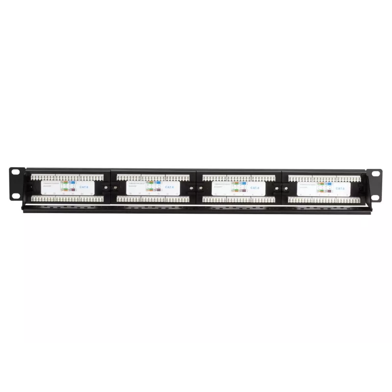 DS-IT CAT 6 UTP Network Patch Panel, 19 inch, 24-Port DS-Patch6-24UTP