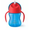 Philips AVENT Straw Cup with Flexible Straw, 200 ml, 9m+, Blue
