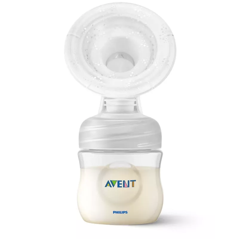 Philips Avent Lotus Manual Breast Pump with 125 ml Bottle