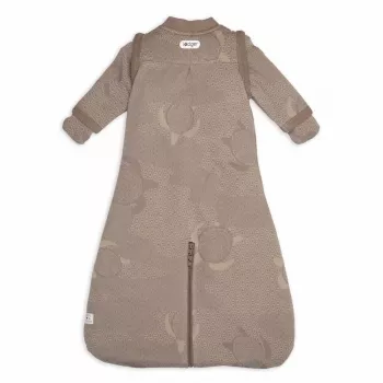 Lodger Hopper Matcha Turtle Baby Sleeping Bag with Removable Sleeves, Buffalo, 50/62
