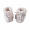 Lodger Slipper Folklore Merino Wool Baby Slippers, Birch, 0-6 Months