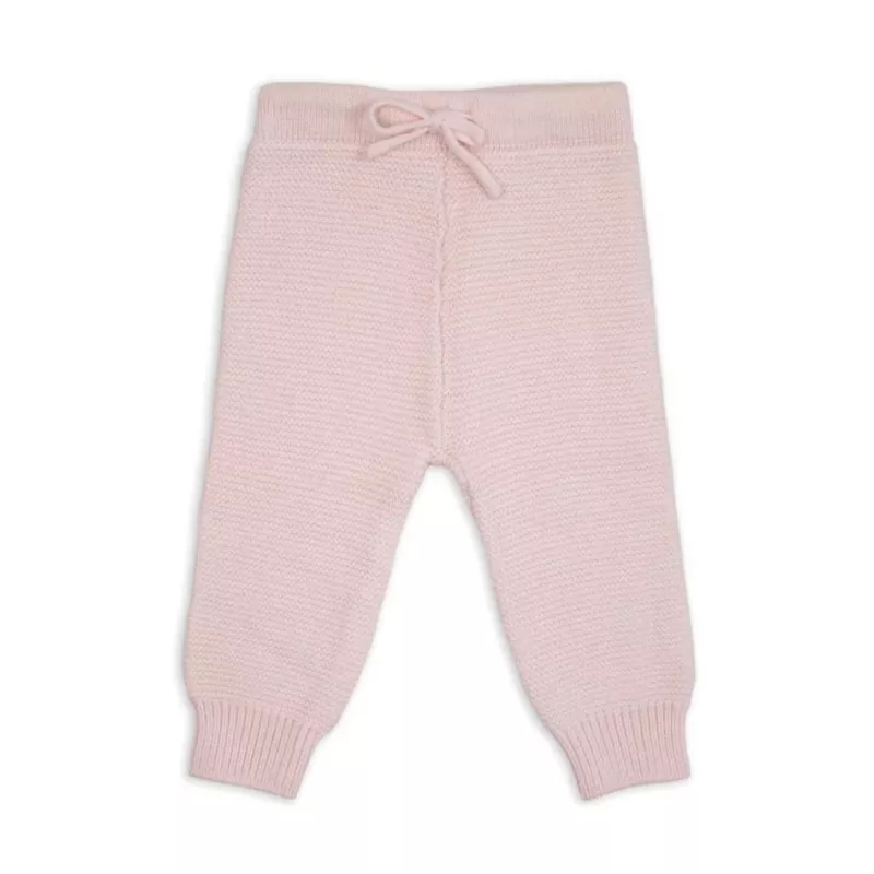 Lodger Jooger Knit Merino Baby Trousers, Tan, Size 68