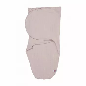 Lodger Bundler Solid Cotton Baby Swaddle, Powder