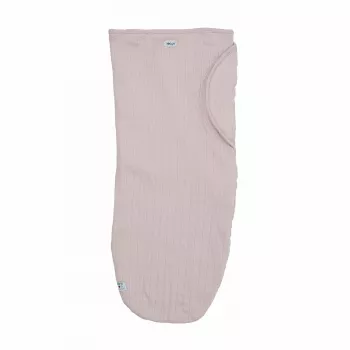 Lodger Bundler Solid Cotton Baby Swaddle, Powder