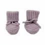 Lodger Slipper Knit Baby Slippers, Rose, 0-6 Months
