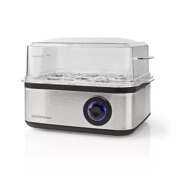 Gastronoma Egg Cooker 500W, 8 Eggs, Black/Silver