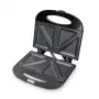 Melissa Sandwich Toaster 750W Black – Non-Stick Triangular Plates, Cool-Touch Handle, Locking Clip, Vertical Storage