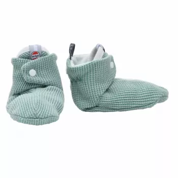 Lodger Slipper Ciumbelle Cotton Slippers, 3-6 Months, Silt Green