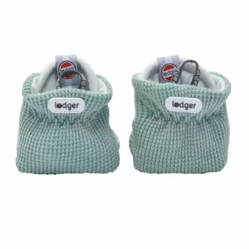 Lodger Slipper Ciumbelle Cotton Slippers, 3-6 Months, Silt Green