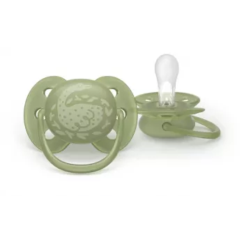Philips Avent Ultra Soft Pacifier Neutral, 18M+, 2 Pack