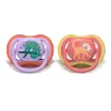 Philips AVENT Ultra Air Deco Pacifier, 18M+, Girls, 2-Pack