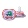 Philips AVENT Ultra Air Deco Pacifier, 18M+, Girls, 2-Pack