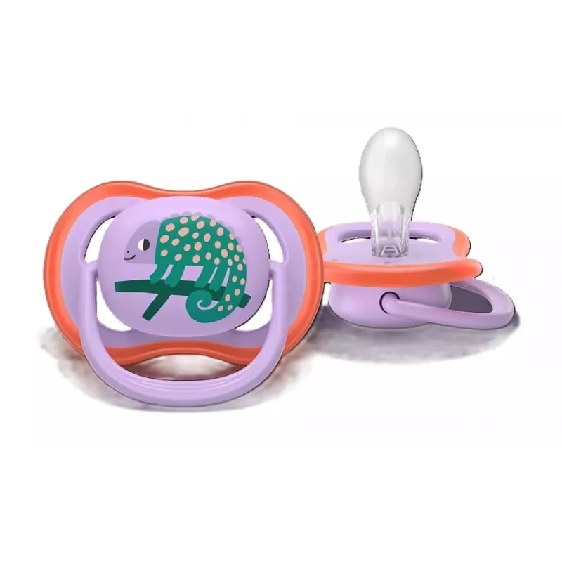 Philips AVENT Ultra Air Deco Pacifier, 18M+, Girls, 2-Pack