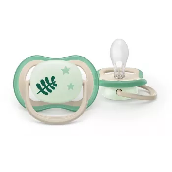 Philips Avent Ultra Air Night Pacifier 6-18M Neutral 2-Pack