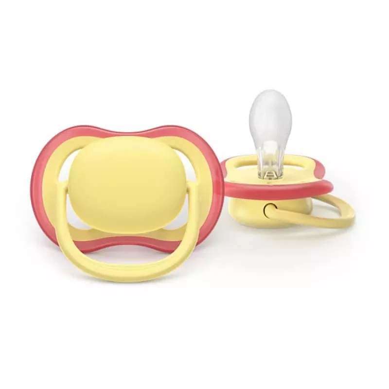 Philips Avent Ultra Air Pacifier 0-6 Months, 2-Pack, Girls