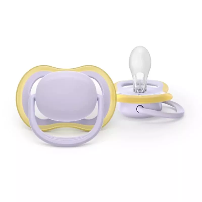 Philips Avent Ultra Air Pacifier 0-6 Months, 2-Pack, Girls