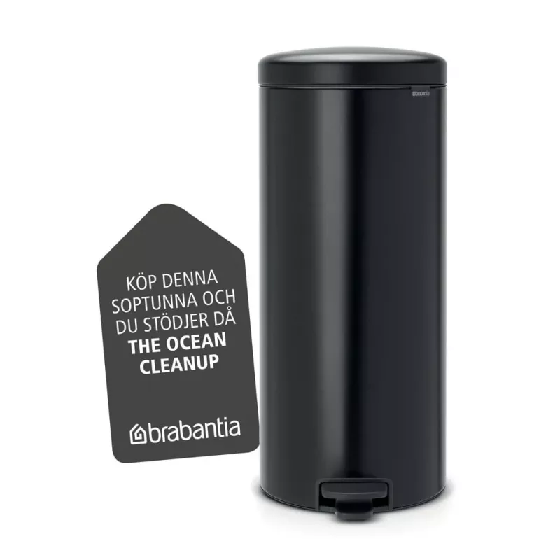 Brabantia NewIcon 30L Pedal Bin Matt Black
