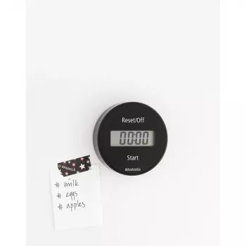 Brabantia Kitchen Timer with Magnet, Dark Grey