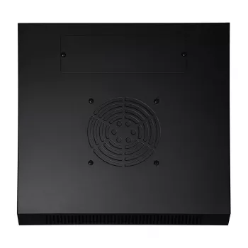 DSIT DS10-3412 12U 10 inch Wall-Mount Server Cabinet with Glass Door, 370x450x618 mm, Black