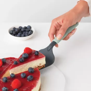 Brabantia Profile Line Cake Server with Serrated Edge, Matt Steel