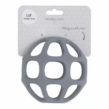 Baby's Only Silicone Teething Ball, 0+, Grey