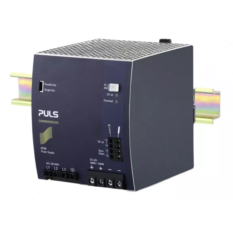 PULS DIMENSION QT40.241 DIN Rail Power Supply 24V DC 40A 960W 3-Phase