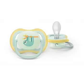 Philips Avent Ultra Air Night Pacifier 0-6 Months, 2 Pack, Glow-in-the-Dark, Neutral