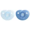 Philips Avent Soothie Silicone Pacifier with Silicone Shield, 0-6 Months, 2 Pack