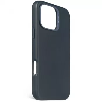 Decoded Leather Back Cover for iPhone 16 Pro Max, MagSafe Compatible, Navy