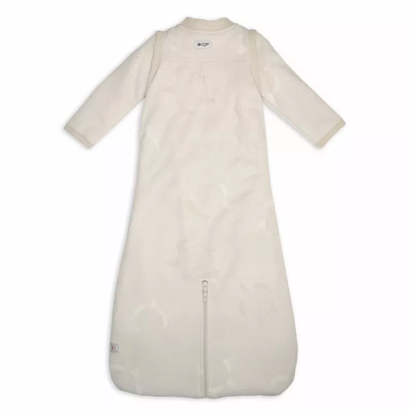 Lodger Hopper Matcha Turtle Baby Sleeping Bag with Removable Sleeves, Birch, 68/80 cm