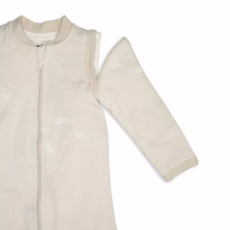 Lodger Hopper Matcha Turtle Baby Sleeping Bag with Removable Sleeves, Birch, 68/80 cm