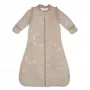 Lodger Hopper Matcha Turtle Baby Sleep Sack with Removable Sleeves, Beige, 50/62