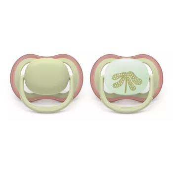 Philips Avent Ultra Air Day and Night Pacifier, 6-18 Months, 2 Pack