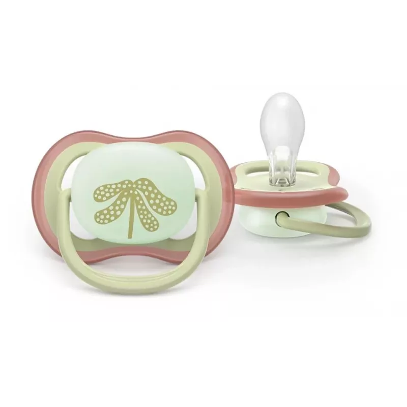 Philips Avent Ultra Air Day and Night Pacifier, 6-18 Months, 2 Pack