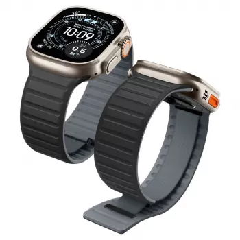 Spigen Athlex Air M Watch Band for Apple Watch 44/45/46/49mm - Black/Grey