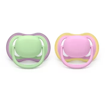 Philips Avent Ultra Air Pacifier 6-18 Months, 2-Pack, Animal Design