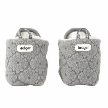 Lodger Slipper Folklore Fleece Baby Slippers, Drizzle, 12-18 months