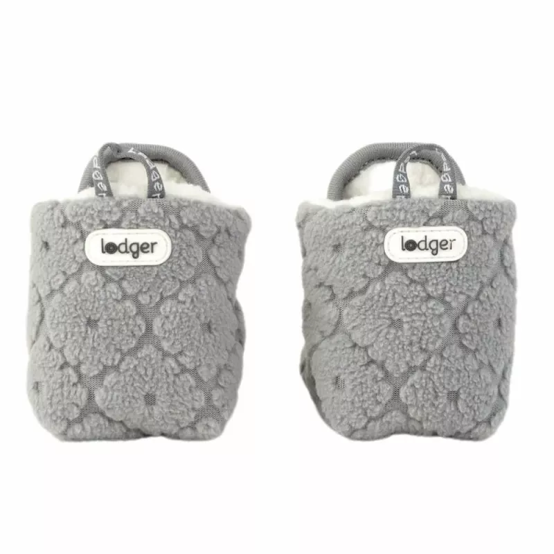 Lodger Slipper Folklore Fleece Baby Slippers, Drizzle, 12-18 months