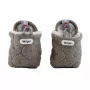 Lodger Buffalo Fleece Baby Booties with Anti-Slip Sole, Brown, 6-12 Months