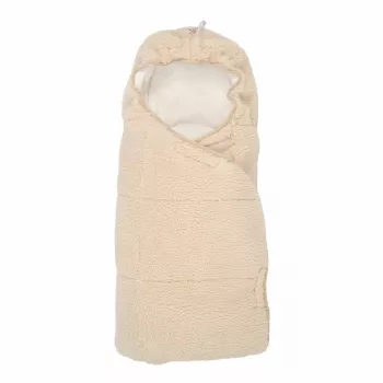 Lodger Wrapper Teddy Swaddling Blanket, Birch