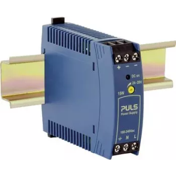 PULS MiniLine ML15.241 DIN Rail Power Supply 24V DC 0.63A 15W